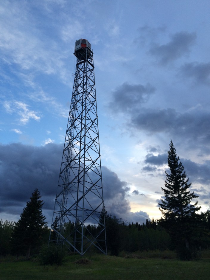 Wildfire Lookout Observer Tower